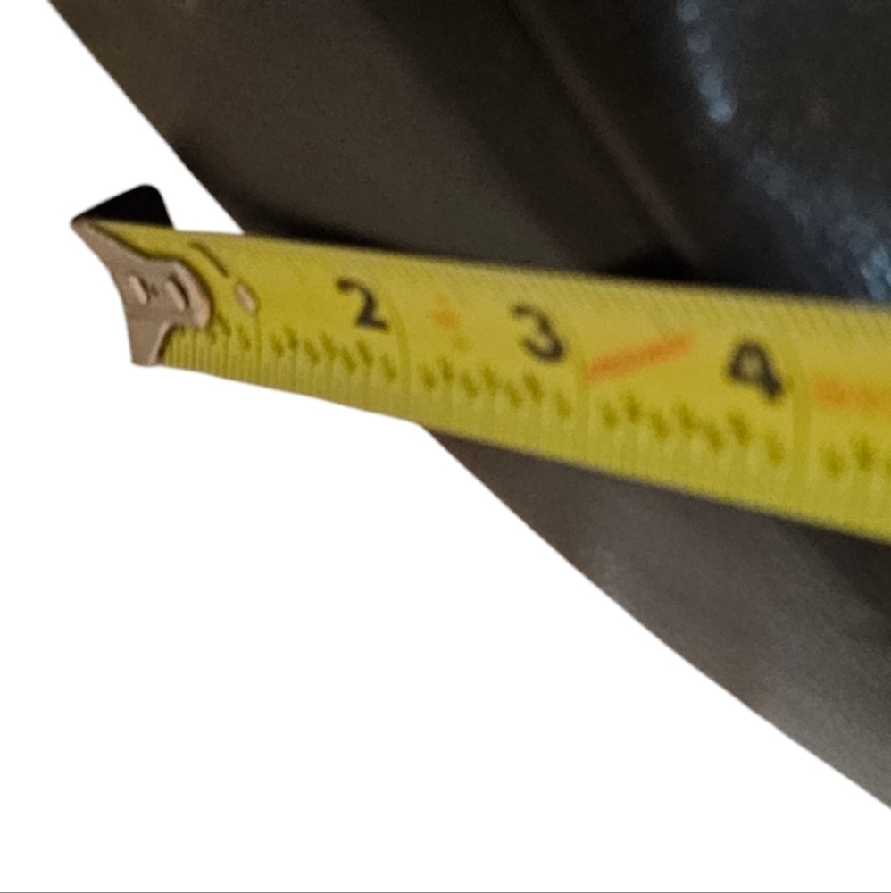 Stone Mountain - Pebbled Genuine Leather  Black Medium Bag Pink Fabric Lining‌ - Picture 12 of 12
